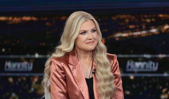 Erika Kirk discusses the newly released book "Stop, In The Name of God: Why Honoring The Sabbath Will Transform Your Life" on "Hannity" at Fox News Channel Studios on Dec. 8, 2025, in New York City.