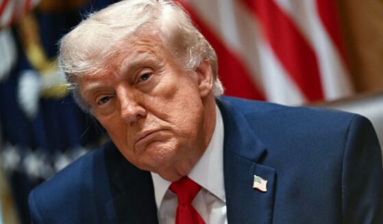 President Donald Trump looks on during a Cabinet meeting in the Cabinet Room of the White House in Washington, D.C., on May 27, 2026.