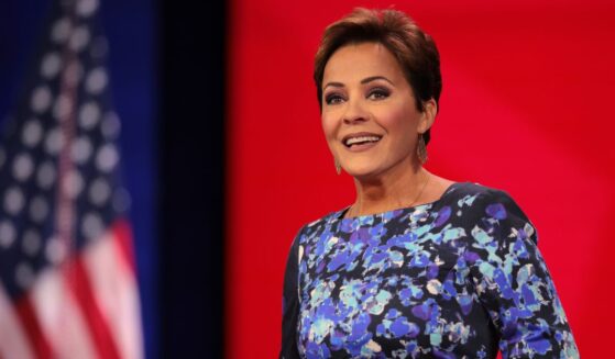 Kari Lake, President Donald Trump's choice to lead Voice of America, speaks at the Conservative Political Action Conference at the Gaylord National Resort Hotel And Convention Center on Feb. 21, 2025, in Oxon Hill, Maryland.