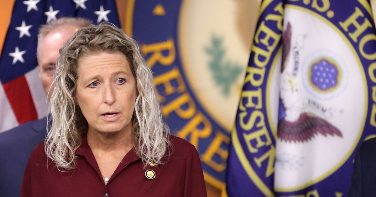 Rep. Jen Kiggans speaks during a news conference at the U.S. Capitol on July 22, 2025, in Washington, D.C.