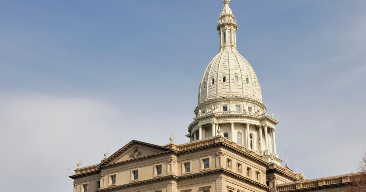 The Michigan State Capitol in Lansing, Michigan.