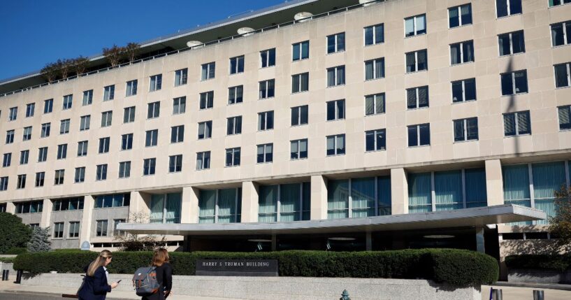 The Harry S. Truman Federal Building, headquarters of the U.S. Department of State, is pictured on Oct. 8, 2024, in Washington, D.C.
