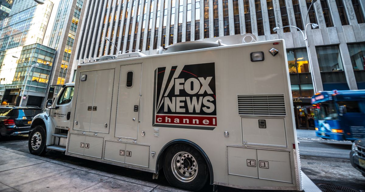 A Fox News Channel truck parked in New York City on Jan. 24, 2014.