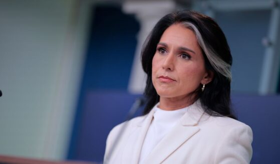 Director of National Intelligence Tulsi Gabbard talks to reporters in the Brady Press Briefing Room at the White House on July 23, 2025, in Washington, D.C.