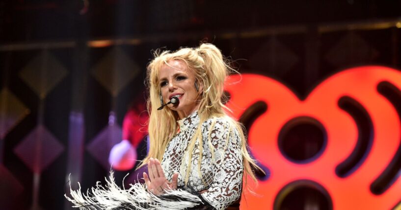Britney Spears performs onstage during 102.7 KIIS FM's Jingle Ball 2016 presented by Capital One at Staples Center on Dec. 2, 2016, in Los Angeles, California.