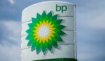 A BP fuel sign is seen on Sept. 12, 2023, in Marietta, Georgia.