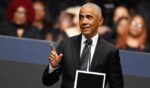 Former President Barack Obama, pictured at the March funeral for civil rights activist Jesse Jackson in Chicago.