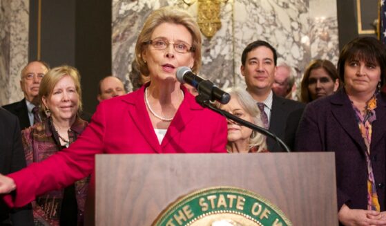 Washington state Gov. Chris Gregoire, pictured in a 2012 file photo.