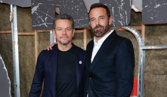 Matt Damon and Ben Affleck attend the world premiere of "The Rip" at Alice Tully Hall, on Jan. 13, 2026, in New York.