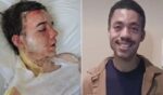 Jacob Smith, 20, left, was hospitalized after a McDonald's coworker, identified as Jalani Bluett, 23, threw hot oil on him at work.