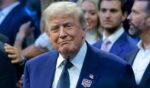 President Donald Trump attends UFC Freedom 250 on the South Lawn of the White House Sunday in Washington, D.C.
