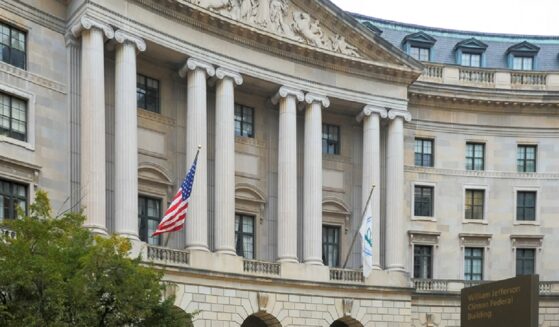 The exterior of the Environmental Protection Agency in Washington is pictured in a 2019 file photo.
