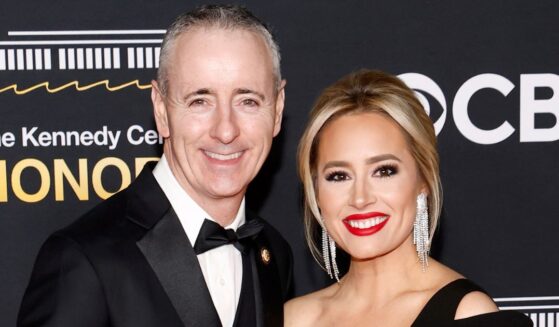 GOP Rep. Brian Fitzpatrick of Pennsylvania and Jacqui Heinrich attend the 48th Kennedy Center Honors Dec. 7 at The Kennedy Center in Washington, D.C.