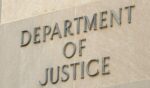 The Department of Justice signage can be seen on the side of the Robert F. Kennedy Department of Justice building on May 29, 2026.