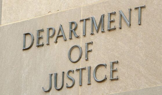 The Department of Justice signage can be seen on the side of the Robert F. Kennedy Department of Justice building on May 29, 2026.