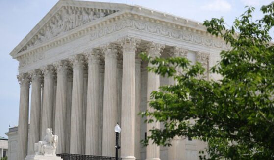 The Supreme Court stands in Washington, D.C. on June 11, 2026.