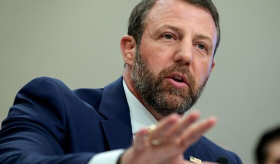 Secretary of Homeland Security Markwayne Mullin speaks to the House Appropriations Homeland Security Subcommittee on June 25, 2026.