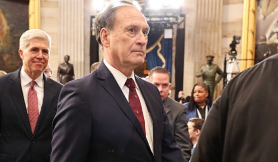 Supreme Court Justice Samuel Alito is pictured at the second inauguration of President Donald J. Trump.