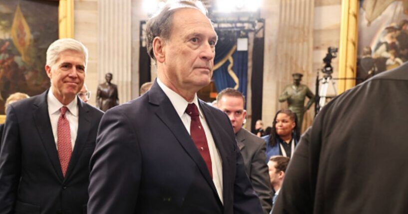 Supreme Court Justice Samuel Alito is pictured at the second inauguration of President Donald J. Trump.