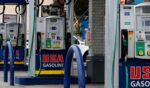 A USA Gasoline gas station in Los Angeles, California on May 4, 2026.