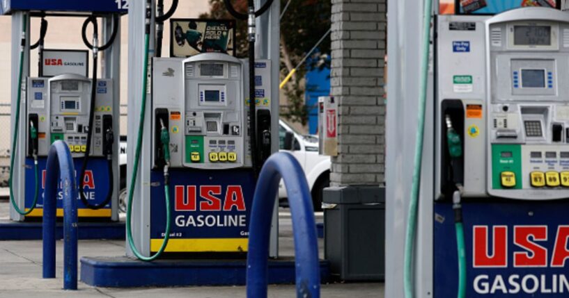 A USA Gasoline gas station in Los Angeles, California on May 4, 2026.