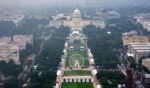The National Mall stands decorated for Freedom 250 festivities as the ceremonies begin in Washington, D.C.