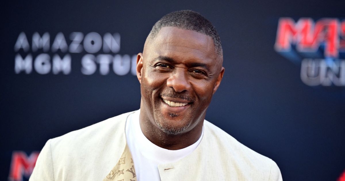 British actor Idris Elba smiles at the premiere of "Masters of the Universe" at TCL Chinese Theater in Hollywood on May 18, 2026.