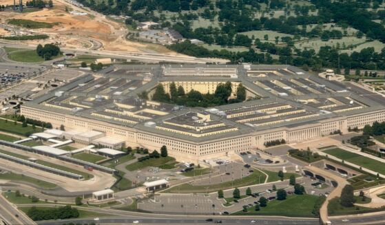 An aerial view of the Pentagon, the headquarters of the Department of War as seen in Arlington, Virginia, and May 31, 2026.