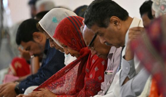 Christians attend an Easter Sunday mass at Central Brooks Memorial Church in Karachi, Pakistan on April 5, 2026.