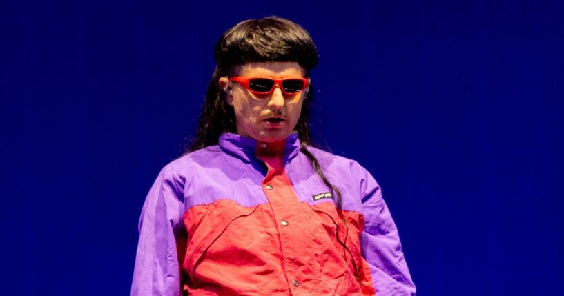 Oliver Tree, seen performing April 12 during the 2026 Coachella Valley Music and Arts Festival in Indio, California, has died.