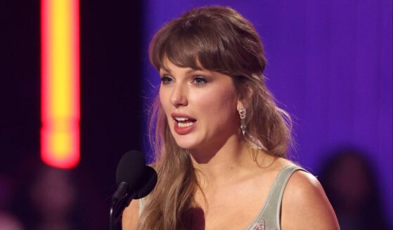 Taylor Swift, seen in a March photo, did not exactly receive a warm welcome from the country music fans.