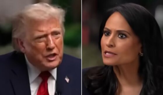 President Donald Trump soon grew tired of Kristen Welker's biased questioning.
