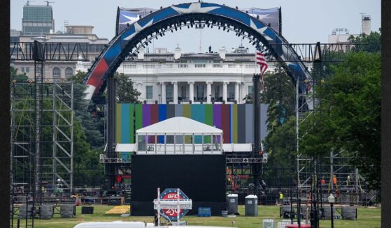 Preparations continue for the Ultimate Fighting Championship Freedom 250 event on the White House South Lawn in Washington, D.C.