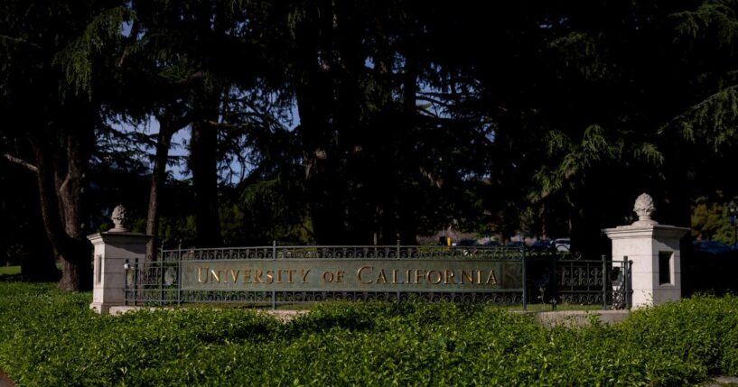 The campus of University of California Berkeley on March 28, 2026, in Berkeley, California.