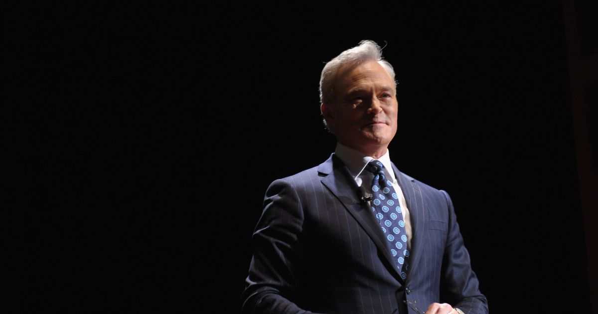 Journalist Scott Pelley speaks onstage at the annual Freedom Award Benefit hosted by the International Rescue Committee at The Waldorf-Astoria on Nov. 7, 2012, in New York City.