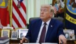 President Donald Trump prepares to sign an executive order during an event in the Oval Office of the White House on June 3, 2026, in Washington, D.C.