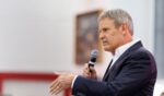 Tennessee Gov. Bill Lee speaks during a get out the vote event held in support of Republican congressional candidate Matt Van Epps on Dec. 1, 2025, in Franklin, Tennessee.