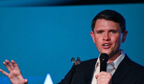 Democrat U.S. Senate candidate James Talarico speaks during a rally in San Antonio, Texas, on May 29, 2026.