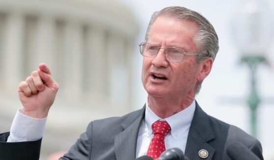 Rep. Tim Burchett speaks during a news conference on "Unidentified Anomalous Phenomena" outside of the U.S. Capitol Building on June 9, 2026, in Washington, D.C.