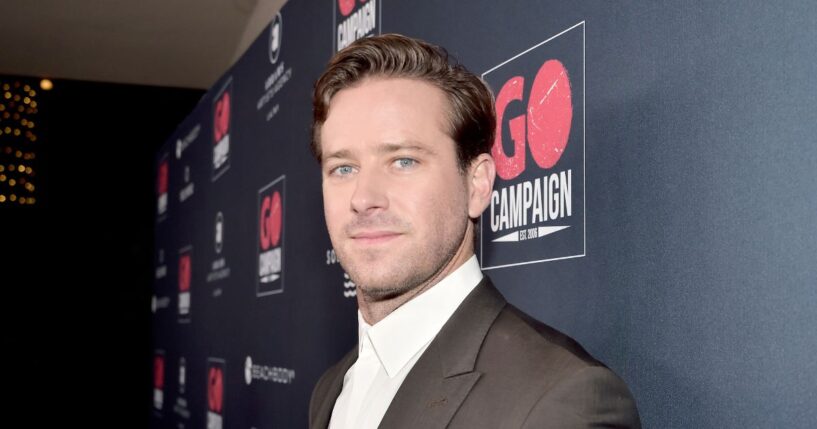 Armie Hammer attends the GO Campaign Gala 2019 on Nov. 16, 2019, in Los Angeles, California.