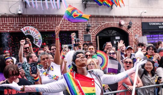 Grand Marshal Peppermint attends the 2026 New York City Pride March on June 28, 2026, in New York City.