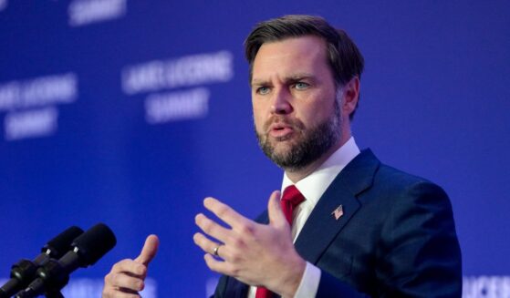 Vice President J.D. Vance speaks to members of the media at the Buergenstock Resort Lake Lucerne, after the U.S. and Iran held high-level talks at the Lake Lucerne Summit, on June 22, 2026, near Stansstad, Switzerland.