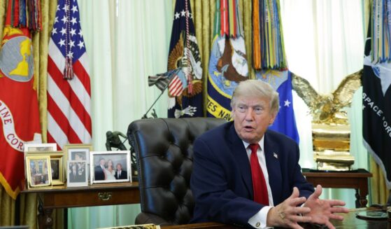 President Donald Trump talks to reporters after signing an executive order dealing with automobile repairs with Environmental Protection Agency Administrator Lee Zeldin in the Oval Office at the White House on June 29, 2026, in Washington, D.C.