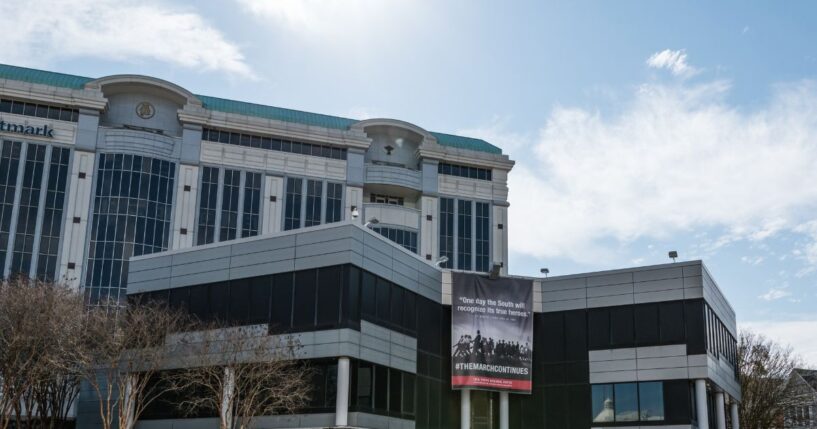 A view of the headquarters of the Southern Poverty Law Center established in 1971.