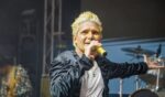 Corey Feldman performs at Corey Feldman & Friends Live! at Garden AMP on July 27, 2025, in Garden Grove, California.