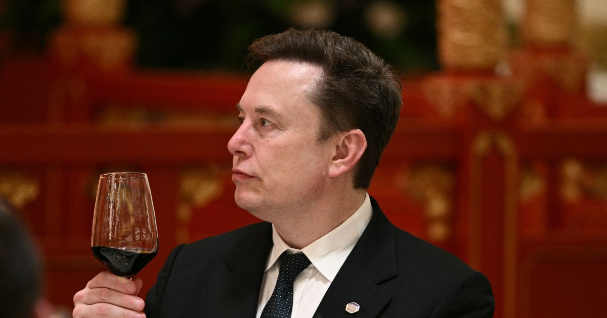 Tesla and SpaceX CEO Elon Musk attends a state banquet for President Donald Trump and Chinese President Xi Jinping at the Great Hall of the People in Beijing on May 14, 2026.