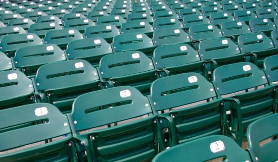Stadium seating.