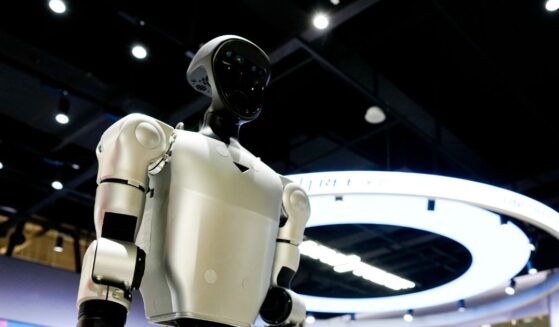 A Hangzhou Unitree Technology Co. robot at the company's store during its opening at the JD.com Inc. Shuangjing shopping center on Feb. 24, 2026, in Beijing, China.