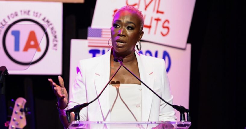 Former MSNBC host Joy Reid speaks onstage during Rise Up, Sing Out: A Concert for the First Amendment on June 14 in New York City.