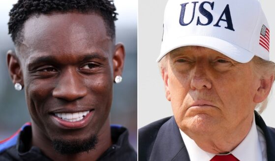 President Donald Trump reportedly went to bat for Folarin Balogun, left, of the United States Men's National soccer team.